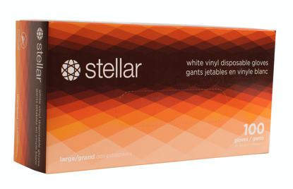 Picture of Gloves White Vinyl 100pk - MED